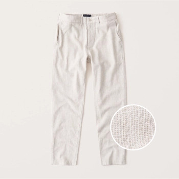 Linen-Blend Skinny Pants | Abercrombie & Fitch (US)