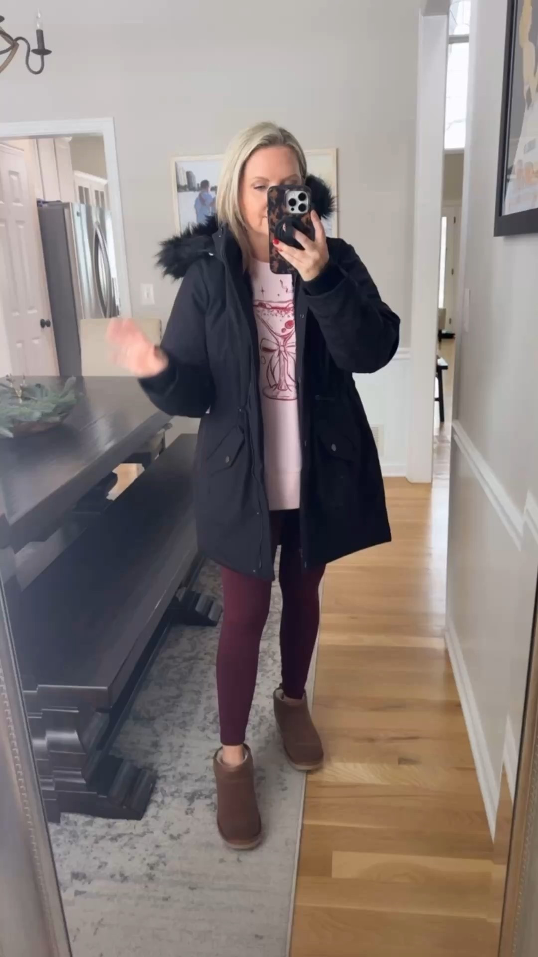 This winter coat is so warm and cozy!! Under $56! The quality is amazing! Definitely a staple for winter! I’m in size medium. 
@walmartstyle #walmartpartner #walmartstyle 

#LTKSeasonal #LTKHoliday #LTKOver40