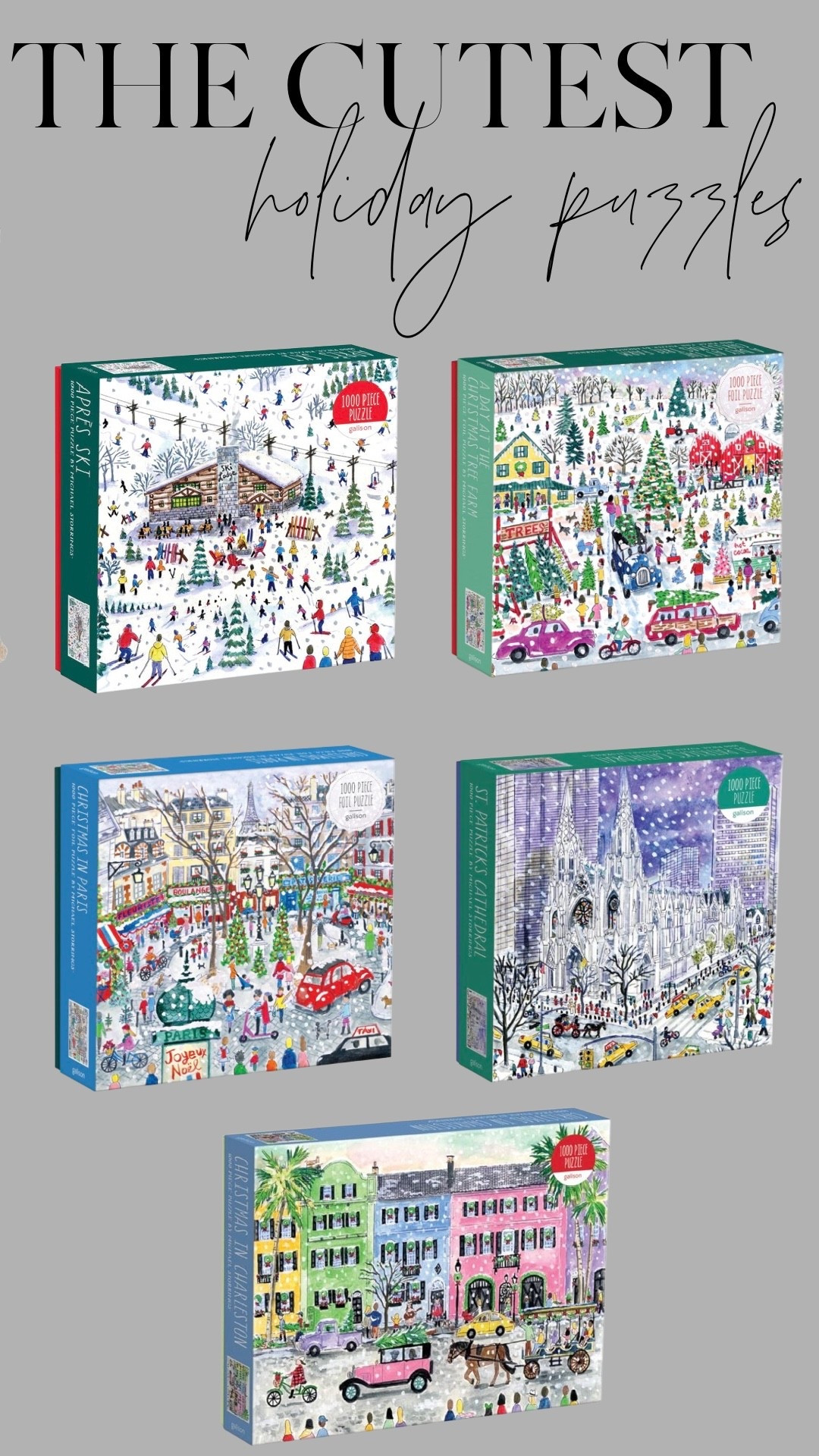 Sharing the cutest holiday puzzles — perfect for cozy nights in, gifting, or adding to a festive game night. Each one has the prettiest illustrated scenes and they come in a variety of piece counts depending on the style. These always sell quickly this time of year, so I linked them all for you to browse the sizes + designs you love most.

#ltkholiday #ltkhome #ltkfinds #puzzles #holidaygifts #cozynights


#LTKHoliday #LTKHome #LTKGiftGuide