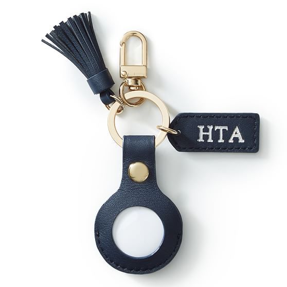 Leather Tassel Keychain for AirTag | Mark and Graham | Mark and Graham