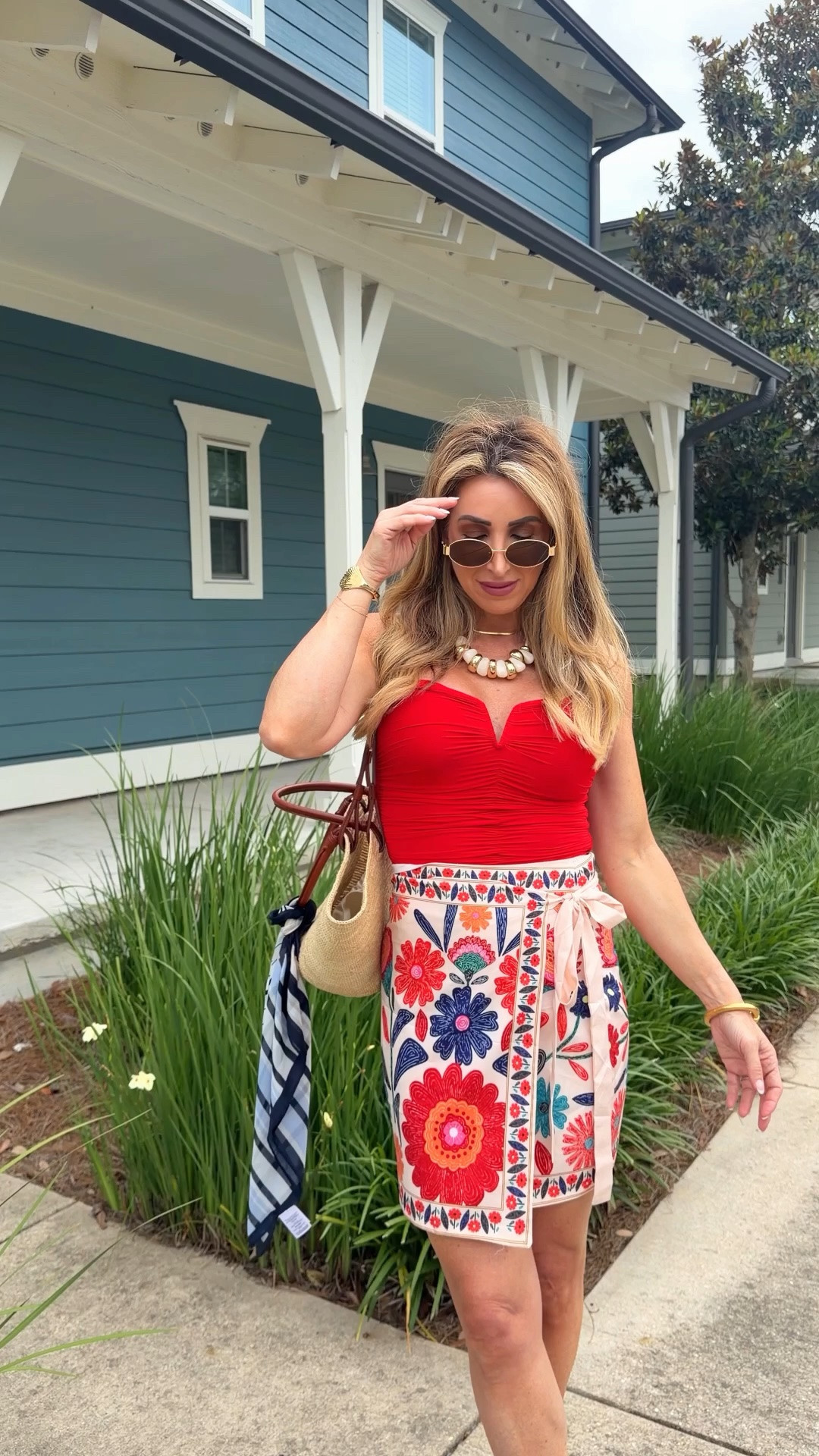 This little summer skirt is perfect for just about anything you have coming up this season. 

Vacation outfits, beach vacation outfits, wrap skirt, summer outfits, date night outfits, sandals, wedges, straw tote bag, sunglasses, sunnies

#LTKdayinmylife #LTKootd #LTKSeasonal