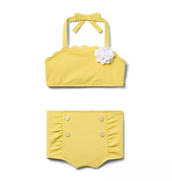 Recycled Textured Rosette 2-Piece Swimsuit | Janie and Jack