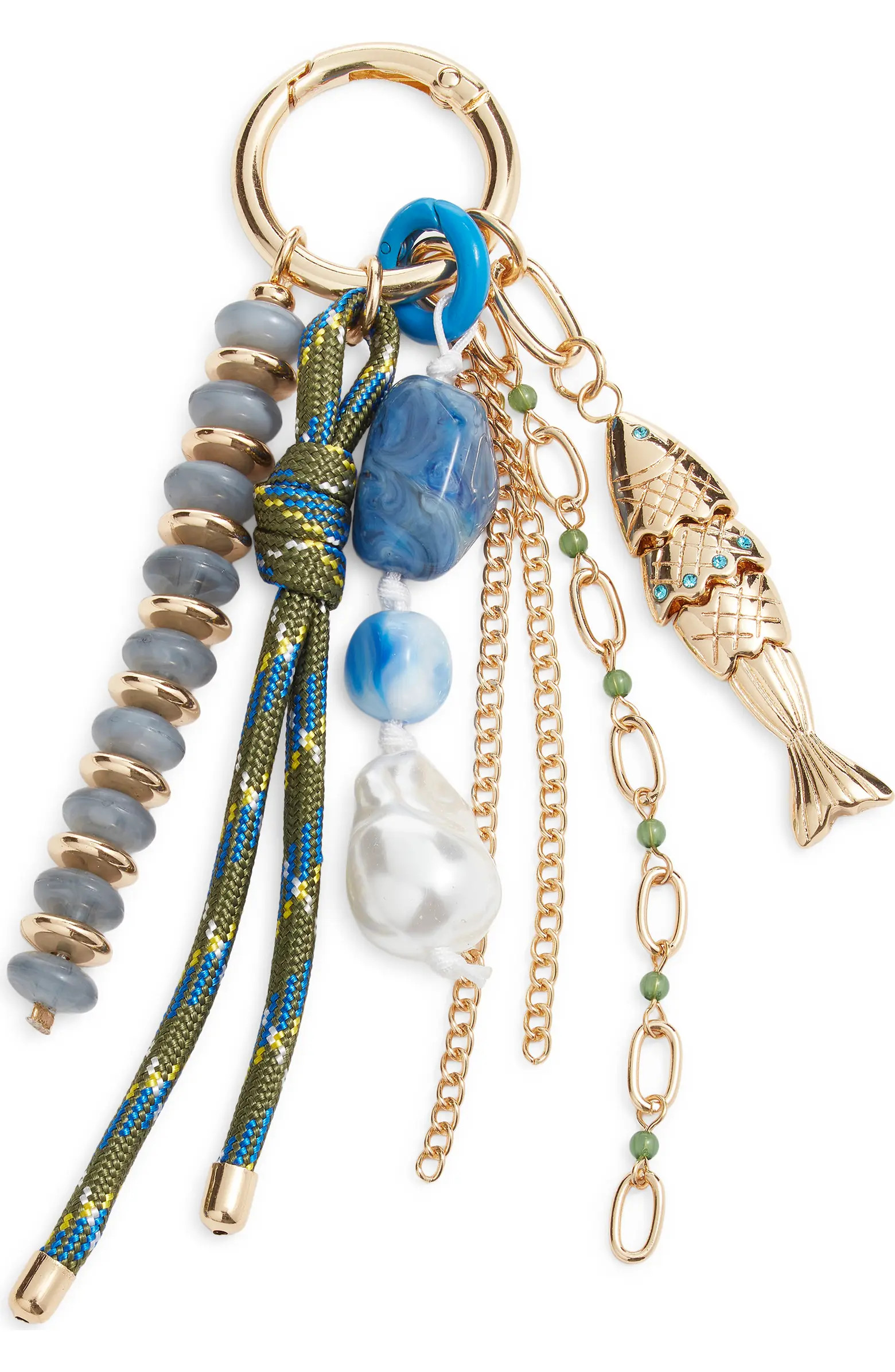 Fish Cluster Beaded Bag Charm | Nordstrom