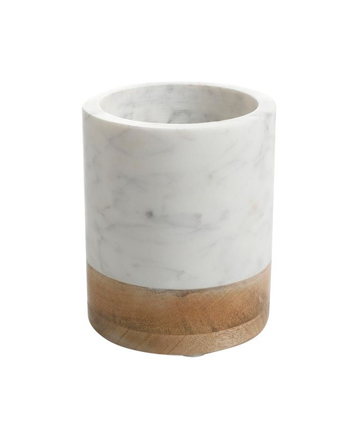 Gibson Laurie Gates Marble & Wood Tool Crock & Reviews - Home - Macy's | Macys (US)