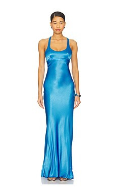 Bec + Bridge Maxina Crossover Dress in Mid Blue from Revolve.com | Revolve Clothing (Global)