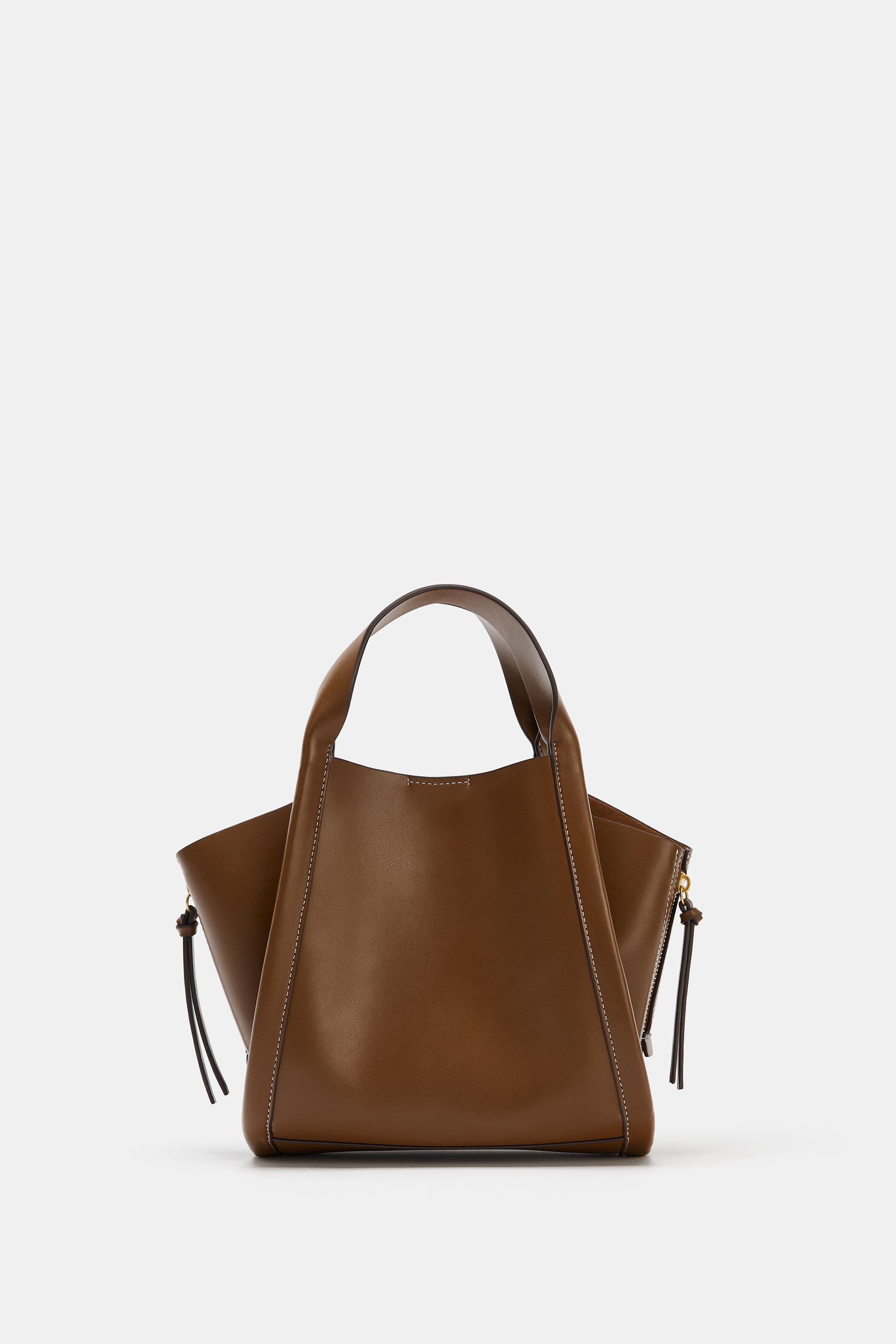 MINI SEAM DETAIL BUCKET BAG | Zara US