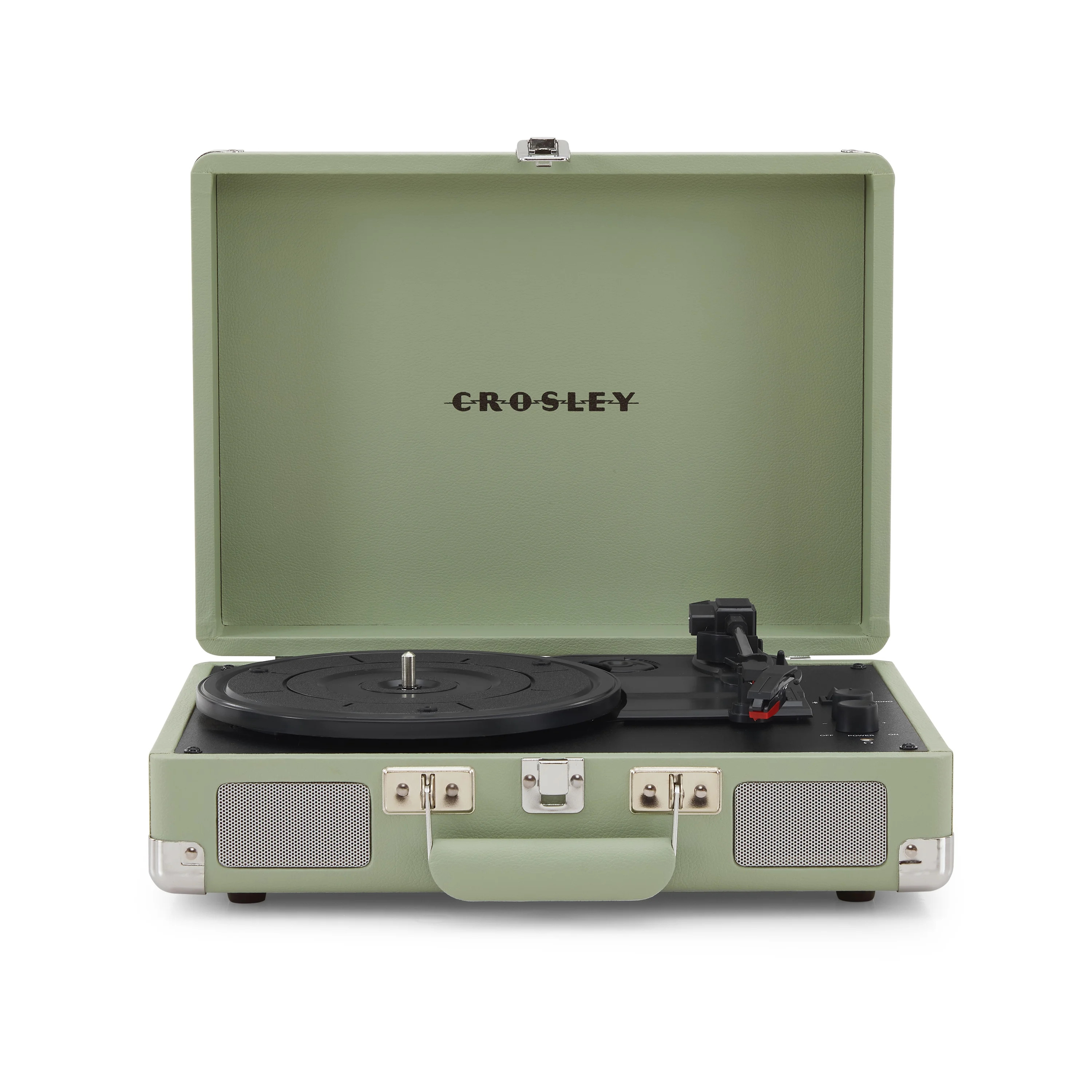 Crosley Cruiser Premier Vinyl Record Player with Speakers and Wireless Bluetooth - Mint | Audio T... | Walmart (US)