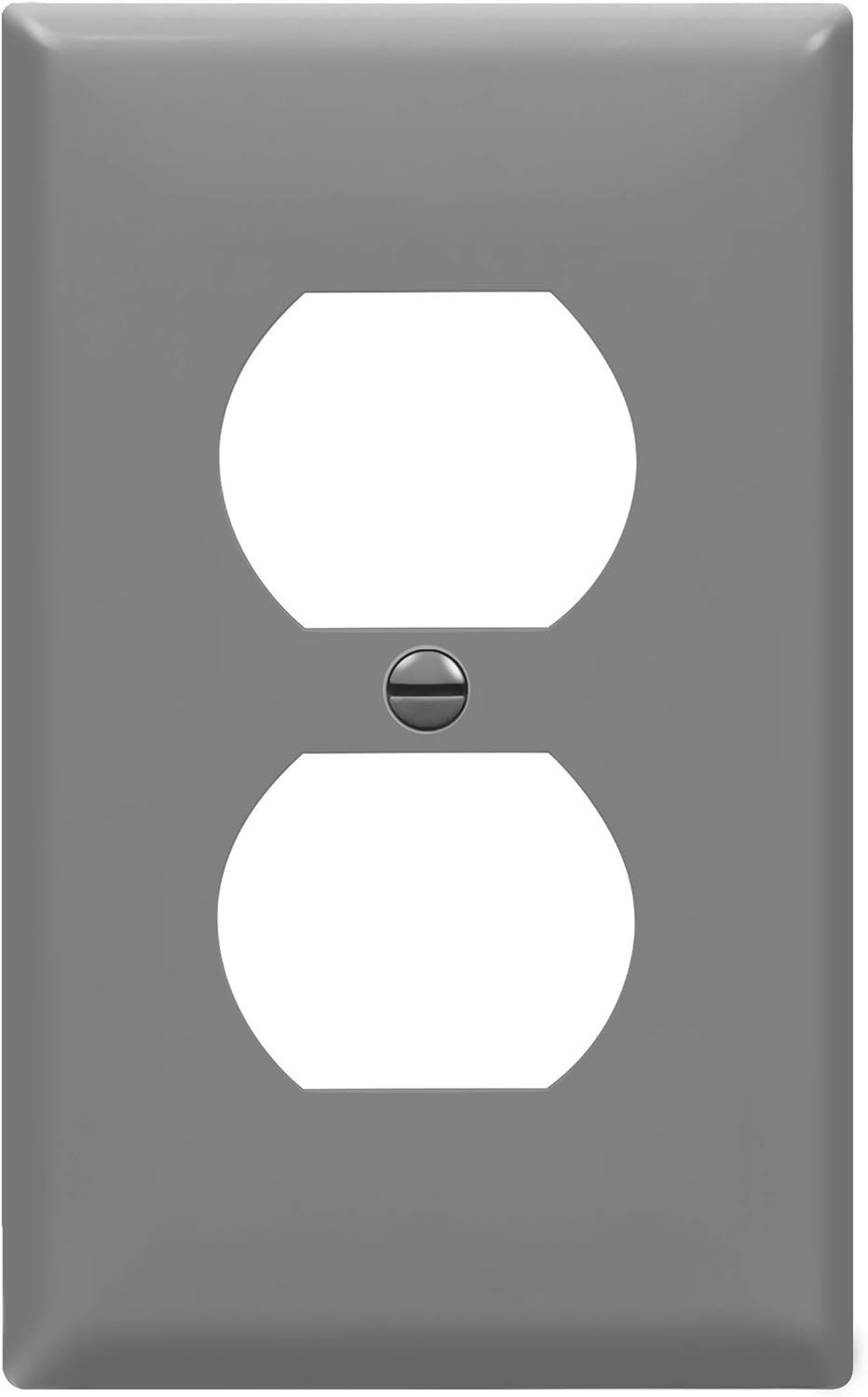 ENERLITES Duplex Receptacle Outlet Wall Plate, Size 1-Gang 4.50" x 2.76", Unbreakable Polycarbona... | Amazon (US)
