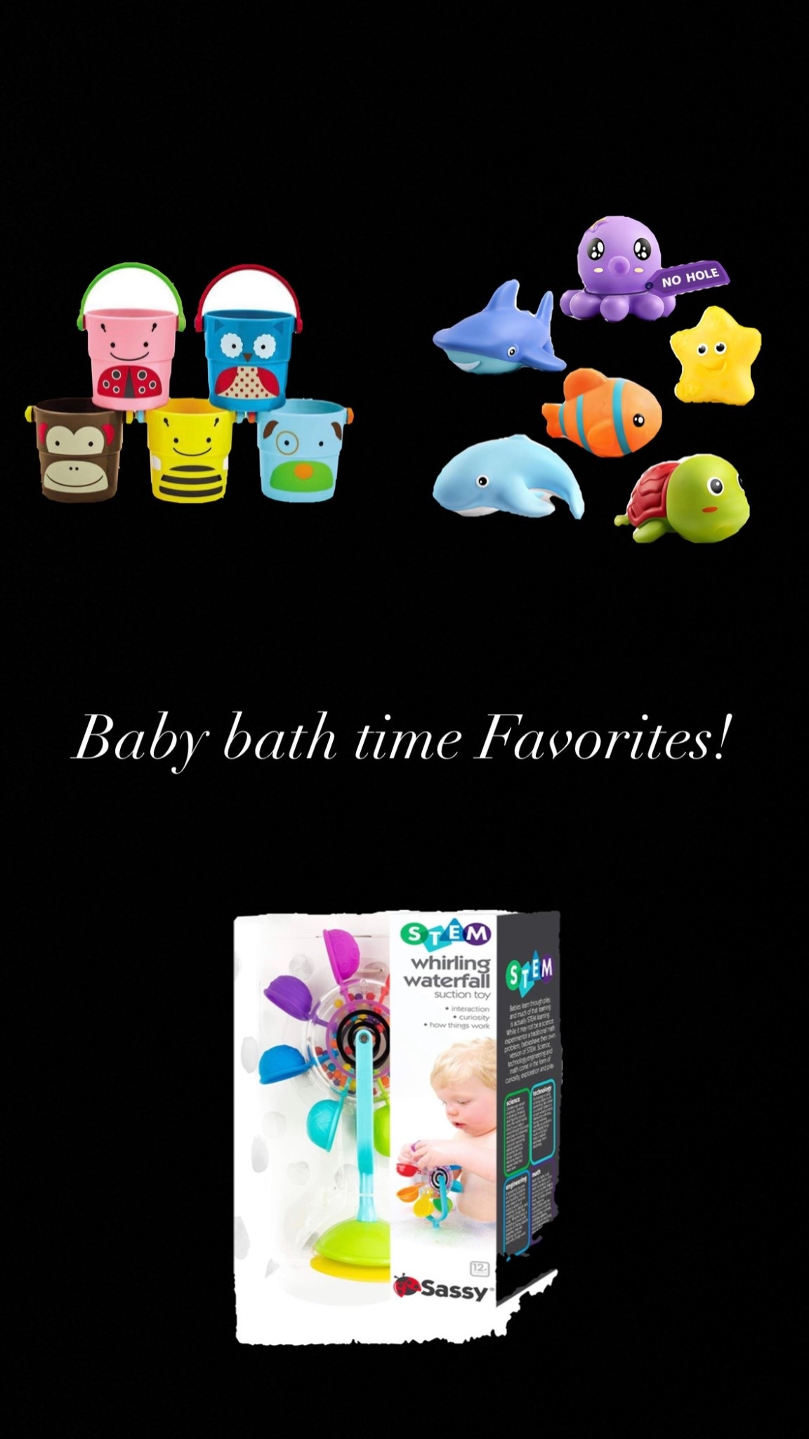 Baby bath time favorites! No hole animals! 

All linked! 

#LTKBaby #LTKmomlife #LTKselfcare