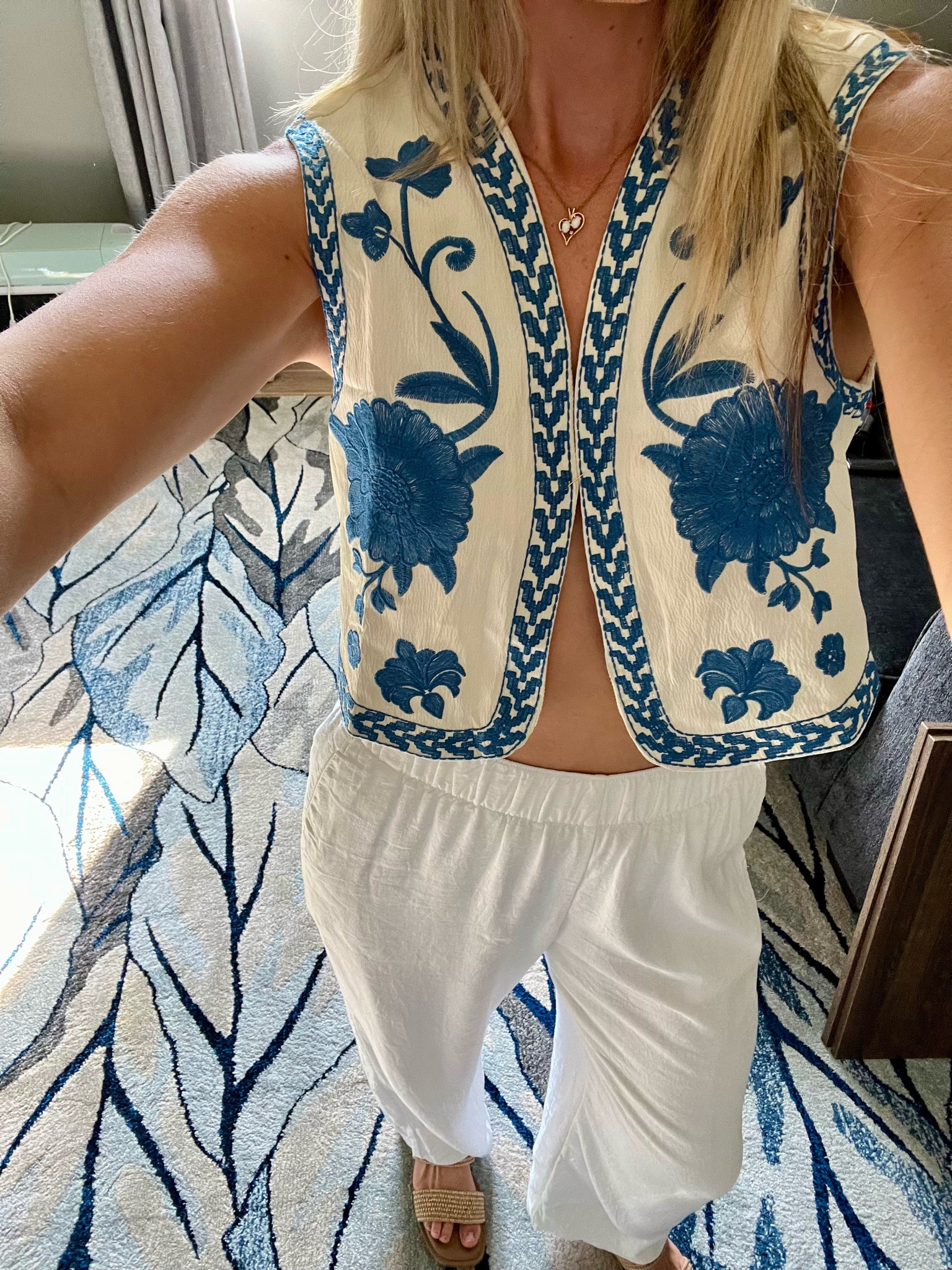 coastal summer ootd 🦋 the top is a vest that I pinned together to make a shirt. I wore a size small in the top and a size xs short in the bottoms.

#LTKTravel #LTKFindsUnder50 #LTKStyleTip