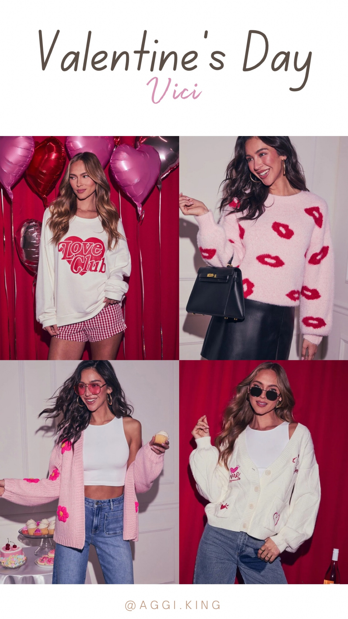 #vici #valentinesday #sweater #red #pink 

#LTKStyleTip #LTKFindsUnder100 #LTKGiftGuide