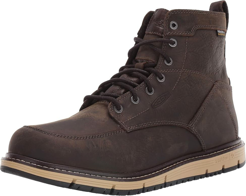 KEEN Utility Men's San Jose 6" Soft Toe Waterproof Wedge Work Boots | Amazon (US)
