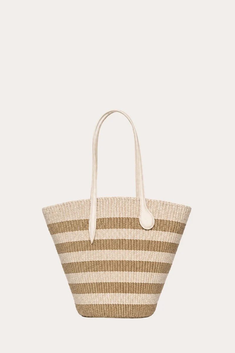 Straw Basket Cream | LITTLE LIFFNER