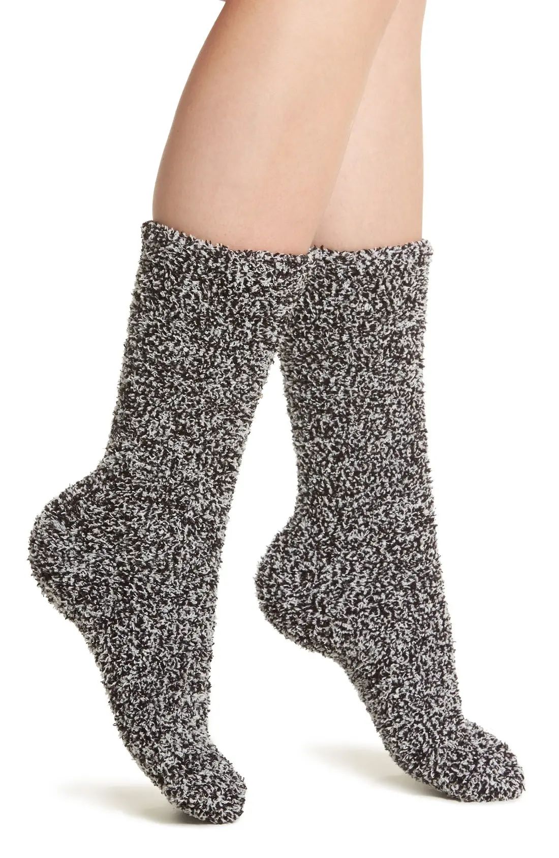 Barefoot Dreams(R) CozyChic(R) Socks in Black/White at Nordstrom | Nordstrom