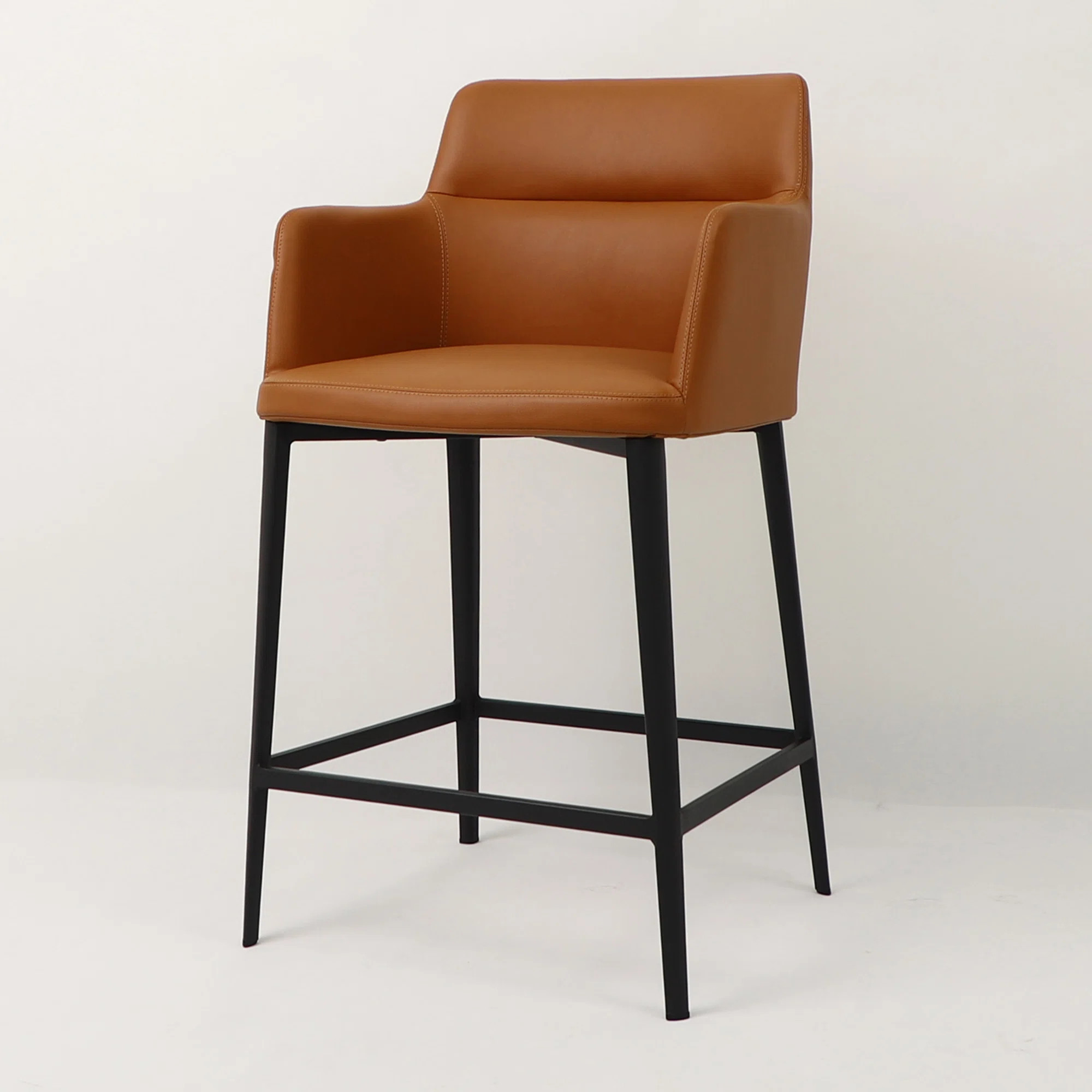 Earle Leatherette Bar & Counter Stool (29/25 inch) | Wayfair North America