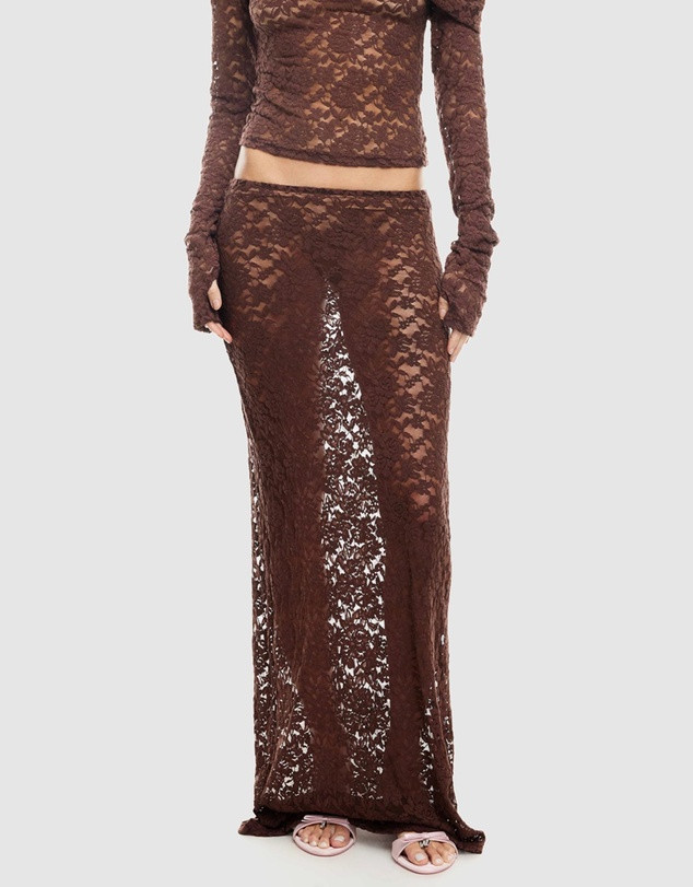 Black Swan Lace Maxi | THE ICONIC (AU & NZ)