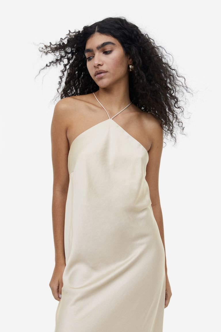 Appliquéd Halterneck Dress | H&M (US + CA)