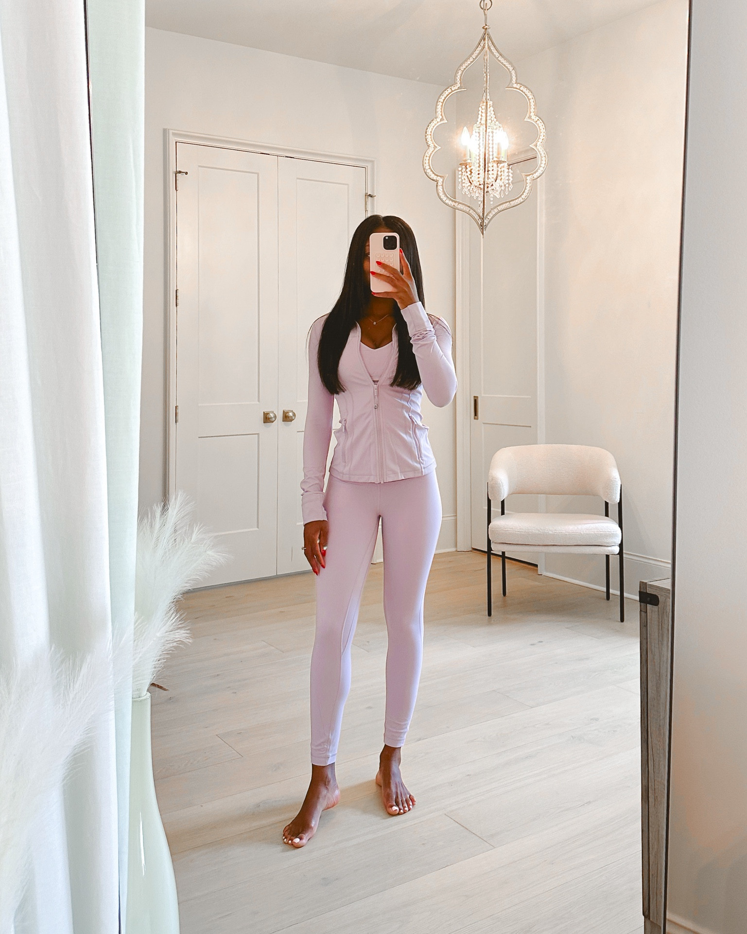 New lululemon lilac purple color! Wearing a size 6 in the define jacket and align tank. Wearing a size 4 in the leggings! 

lululemon, purple leggings, lilac leggings, workout set, Pilates outfit

#LTKSeasonal #LTKfitness