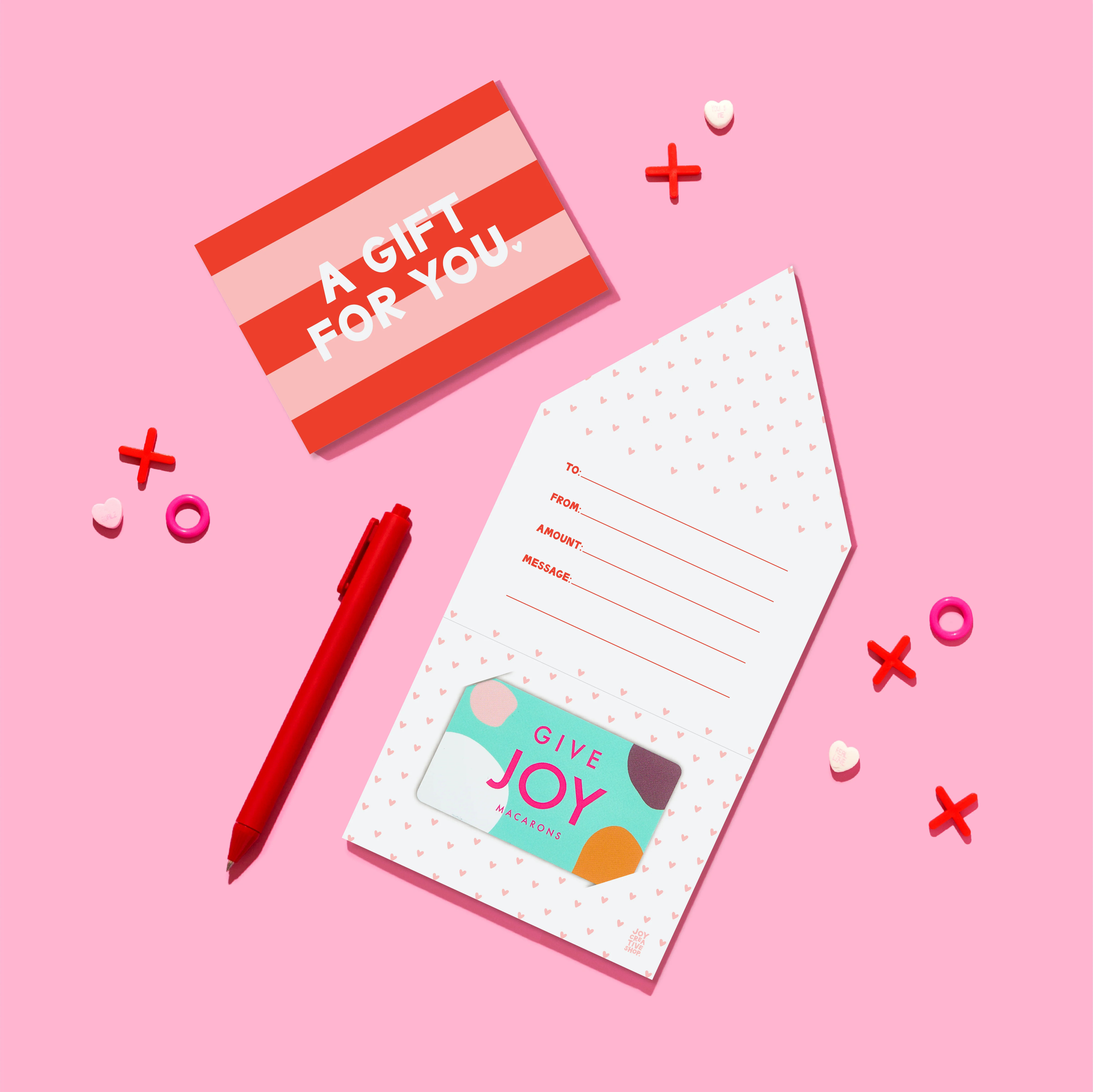 Red & Pink Valentine Gift Card Holders | Joy Creative Shop