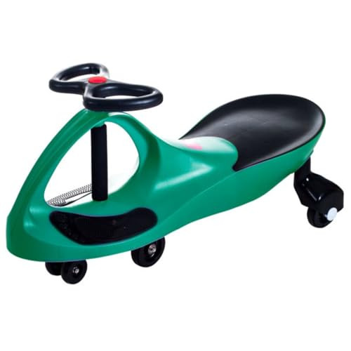 Wiggle Car Ride On Toy - No Batteries, Gears or Pedals - Twist, Swivel, Go - Outdoor Ride Ons for Kids 3 Years and Up by Lil' Rider (Green) | Amazon (US)