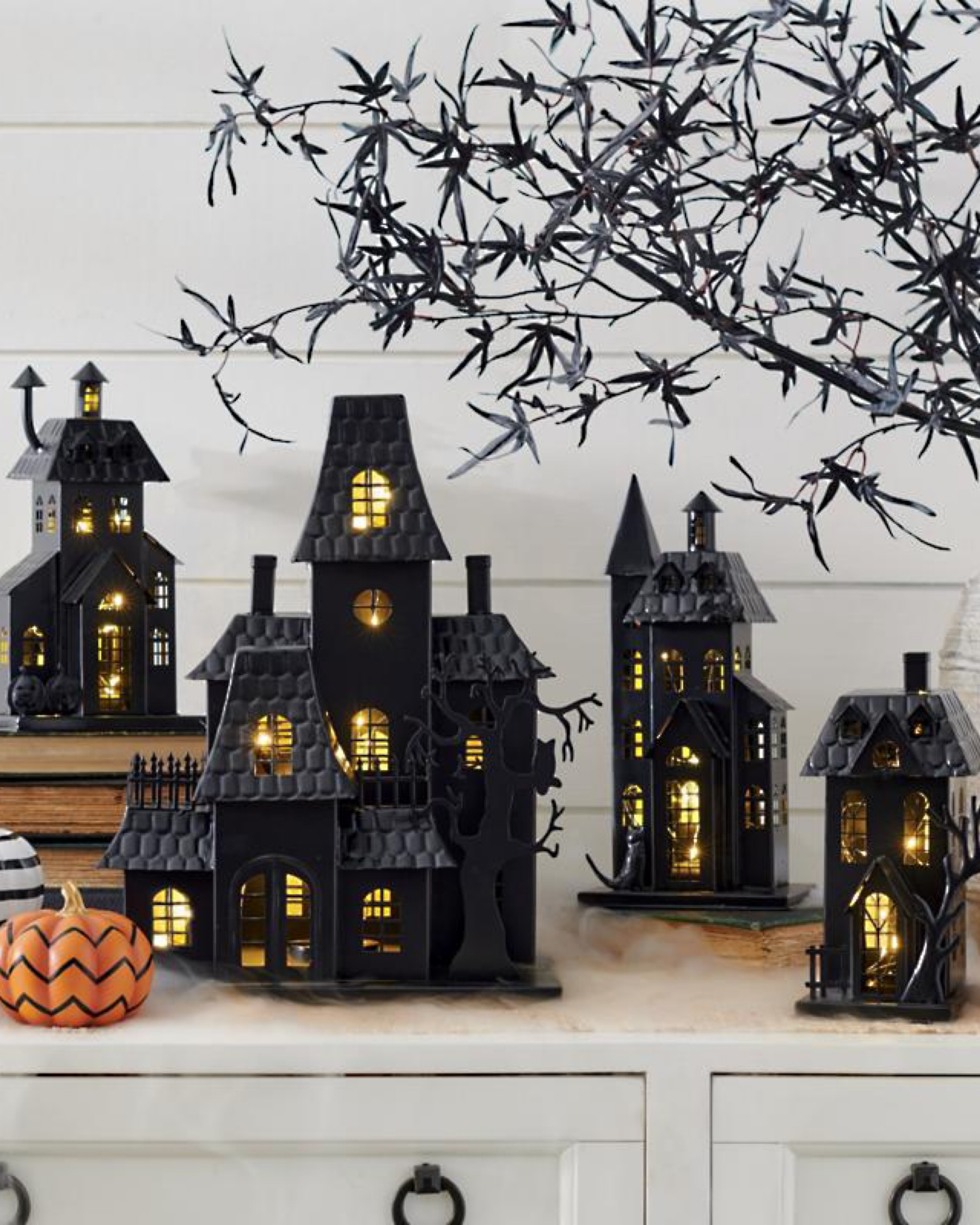 🎃Sale Alert🎃 These spooky pre-lit haunted houses are now 30% off! The creepy mansions are constructed of quality flat metal and meticulously cut and folded to resemble a realistic haunted mansion. They come to life with LEDs that shine through  window and doorway cutouts. Add them to your Halloween decor while they’re still on sale!

#LTKHalloween #LTKhome #LTKsalealert