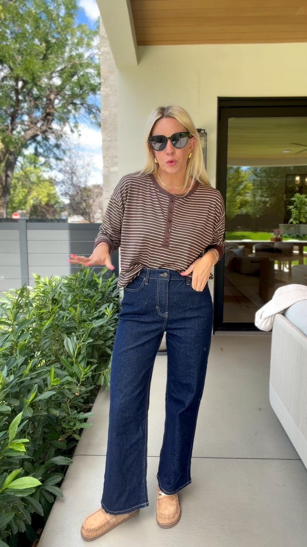 Also comes in this brown stripe that is the perfect basic for the fall!

#LTKootd #LTKgrwm #LTKmomlife