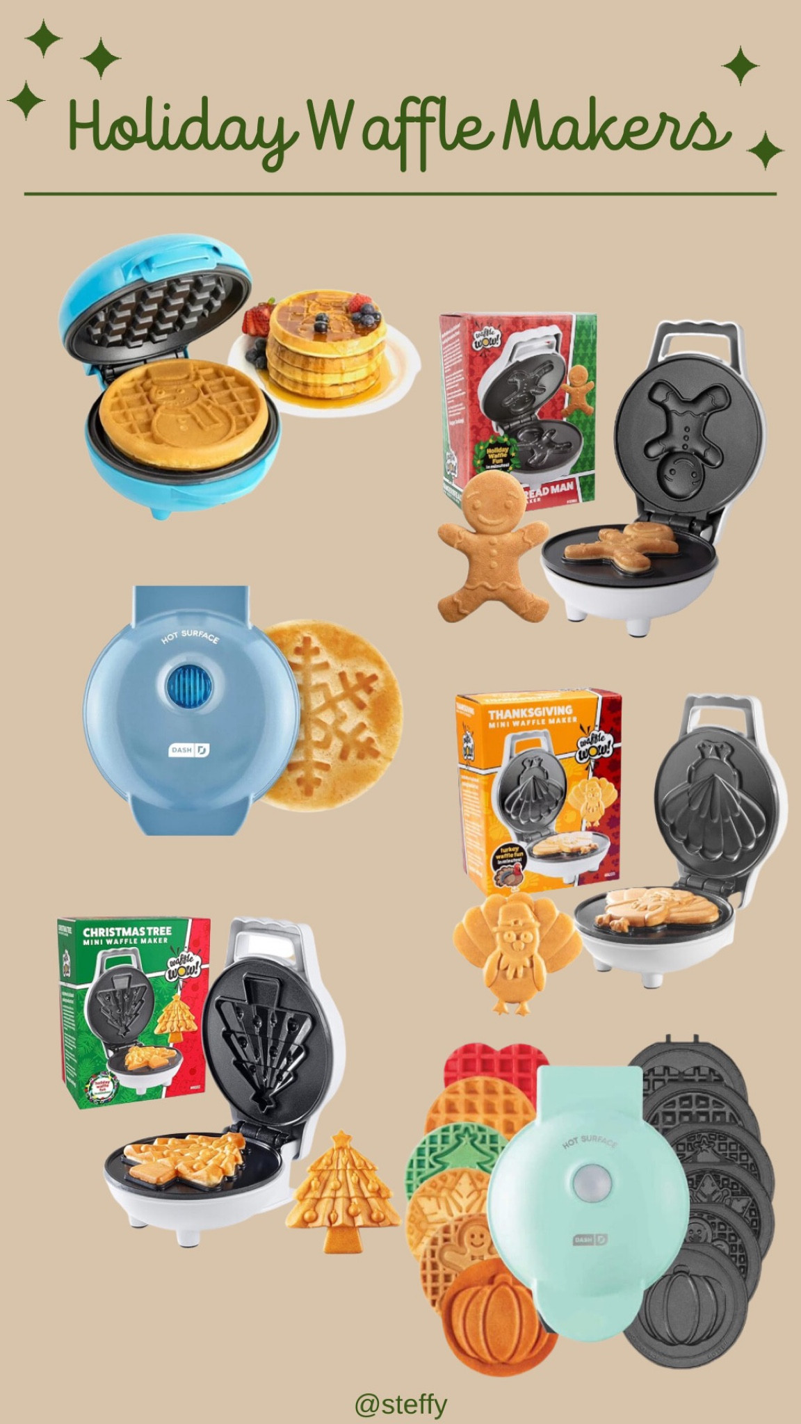 Round up of all my favorite waffle makers!! 

#LTKSeasonal #LTKCyberWeek #LTKGiftGuide