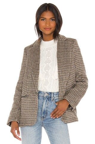 ASTR the Label Harlow Blazer in Hazelnut Plaid from Revolve.com | Revolve Clothing (Global)