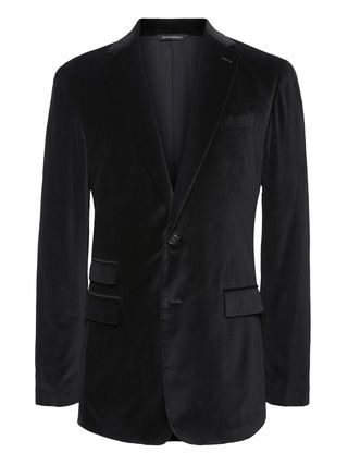 Slim Italian Velvet Blazer | Banana Republic US