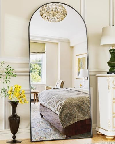 Antok Full Length Mirror, 58"x19" Floor Mirror, Arched Floor Standing Freestanding Arch Full Body... | Amazon (US)