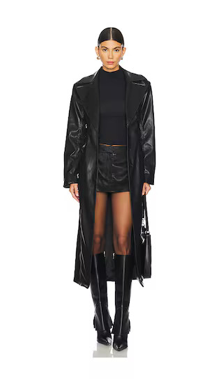 Inez Coat in Black | Revolve Clothing (Global)