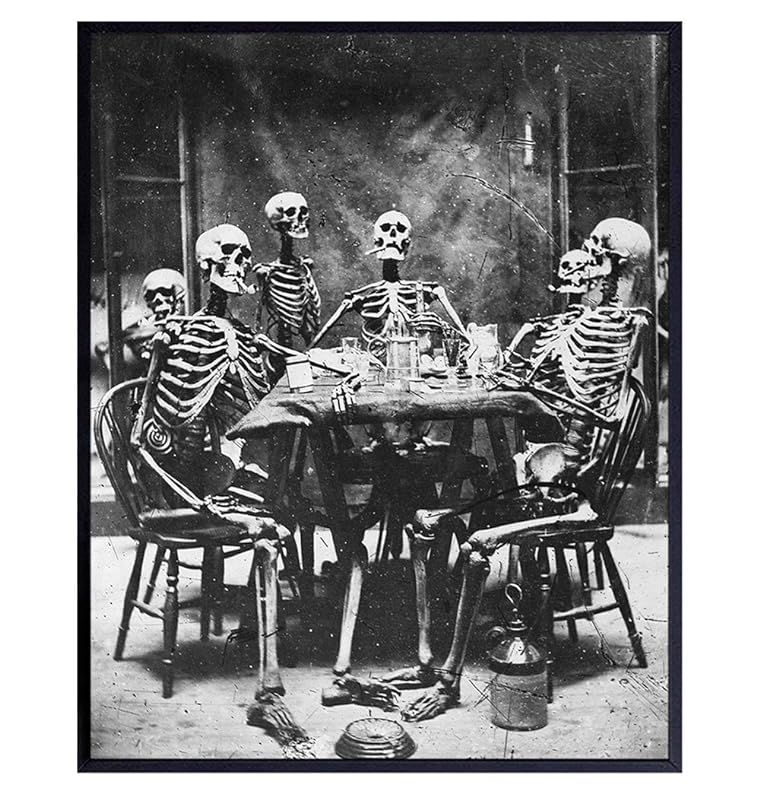 Skeleton Decor - Skeleton Wall Art - Goth Gothic Home Decor - Wicca Decor - Wiccan, Witchcraft Su... | Amazon (US)