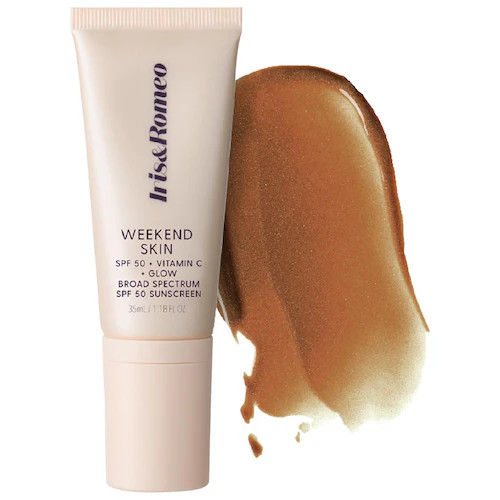 Weekend Skin SPF 50 Instant Glow Tinted Mineral Sunscreen with Vitamin C + Niacinamide | Sephora (US)