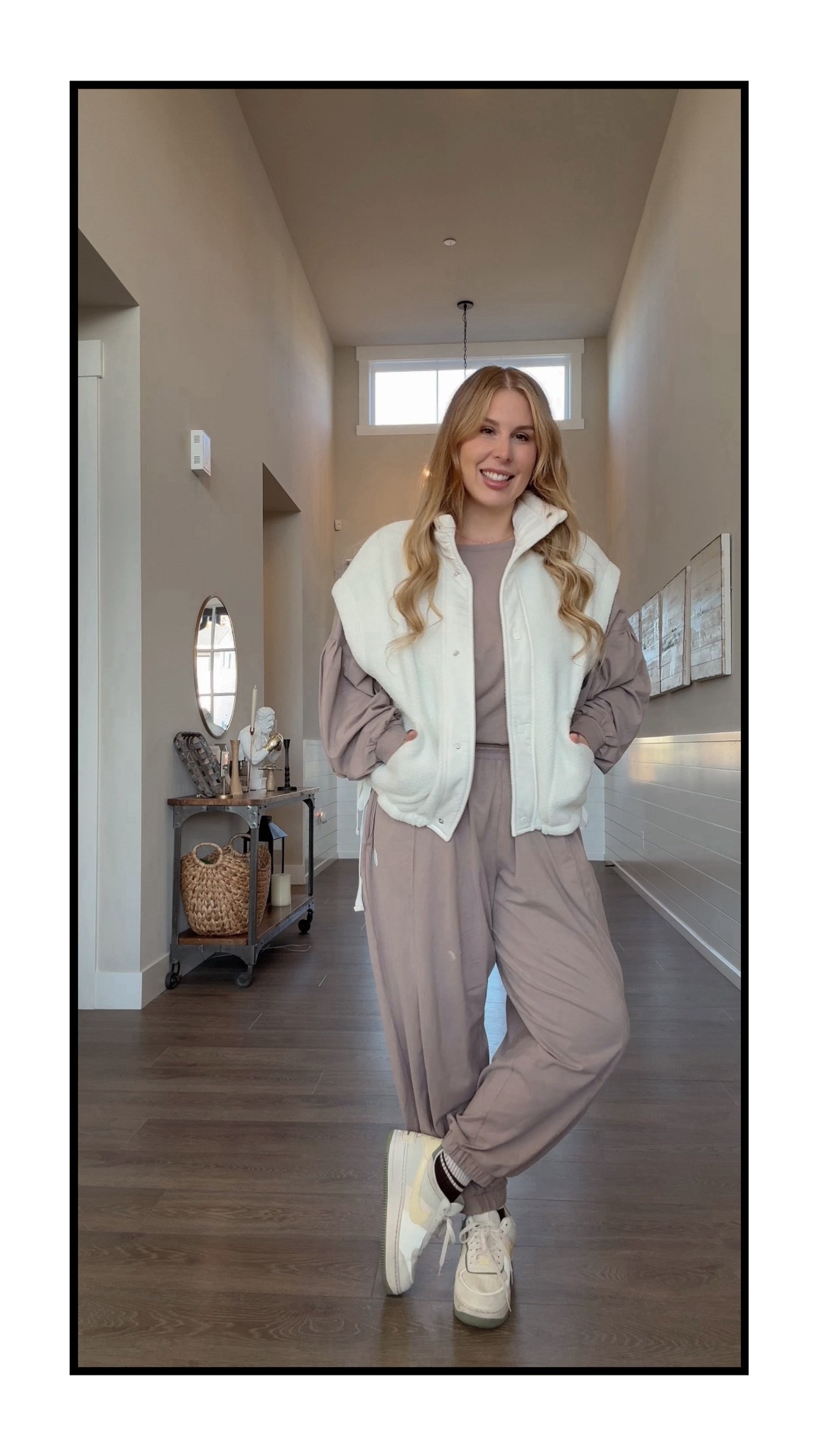 Sometimes wearing tan makes me feel like an inmate, but adding a vest helps. #freepeople 

#LTKTall #LTKMidsize #LTKPlusSize