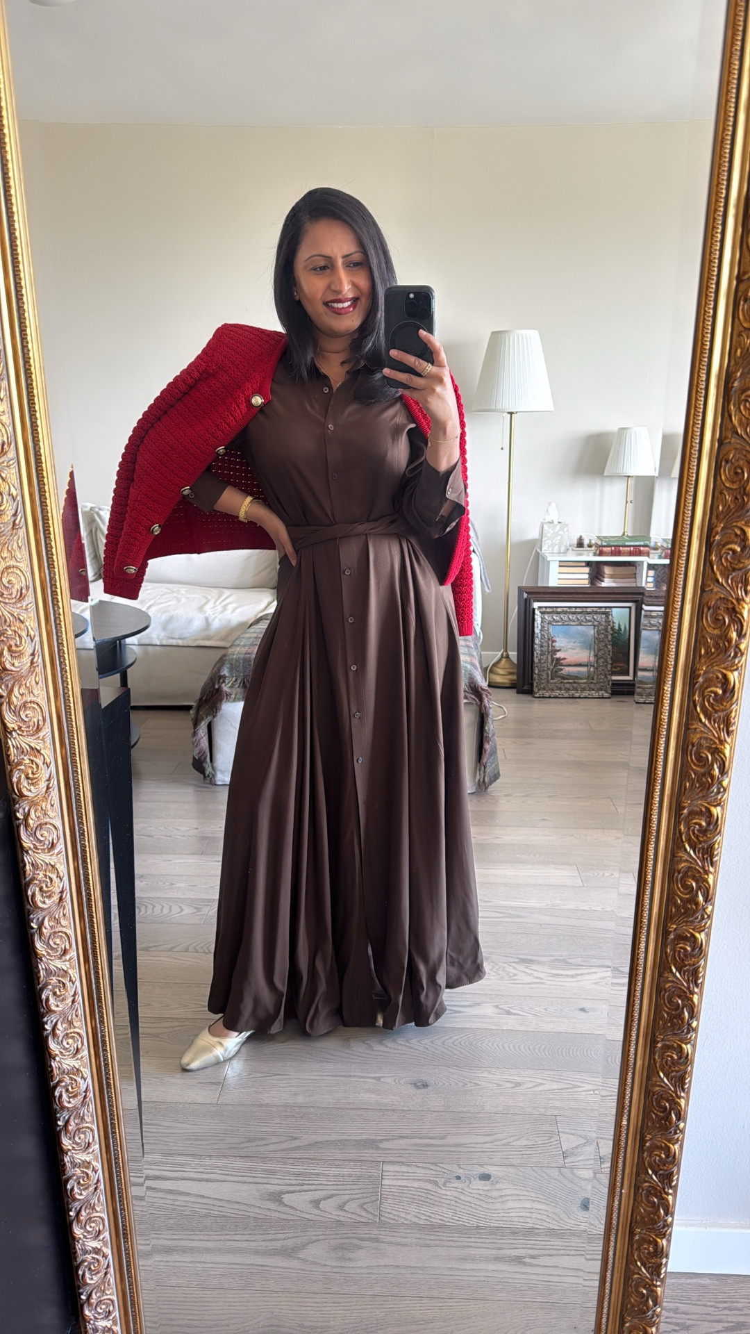 Styling Ralph Lauren Brown Midi Shirt Dress 💋🤎

#LTKootd #LTKgrwm #LTKPetite