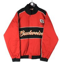 Vintage Budweiser Team Dale Earnhardt Jr Nascar Jacket Men's Size L Big Logo Authentic Retro Racing 00's Sport Athletic Windbreaker Mechanic | Etsy (US)