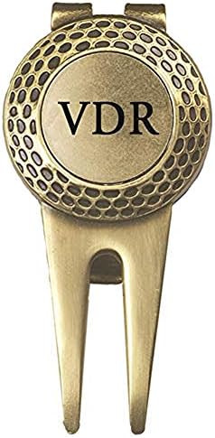 Indiana Metal Craft Golf Ball Design Divot Repair Tool Personalized Brass ballmarker | Amazon (US)