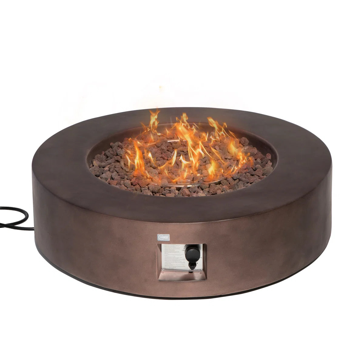 Wade Logan® Borgia Concrete Propane Fire Pit Table & Reviews | Wayfair | Wayfair North America