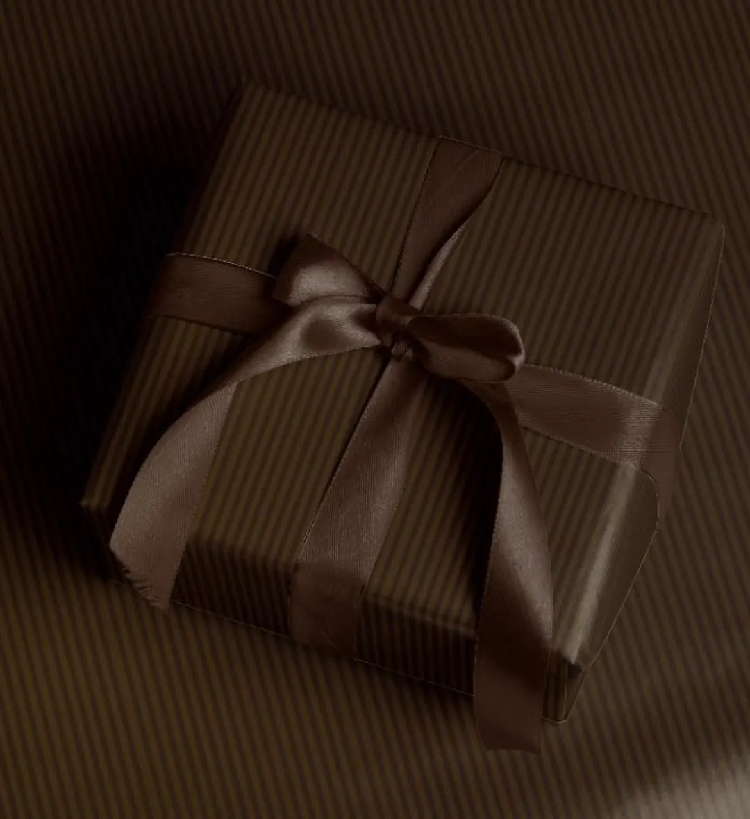 Brown Monochromatic Striped Wrapping Paper, Holiday Gift Wrap, Preppy Gift Wrap, Old Money Vibes ... | Etsy (US)