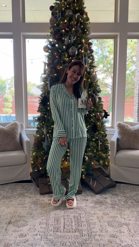 The cutest holiday Pajamas for you! So many patterns and colors and so comfy! 

#LTKstyletip #LTKHoliday #LTKVideo