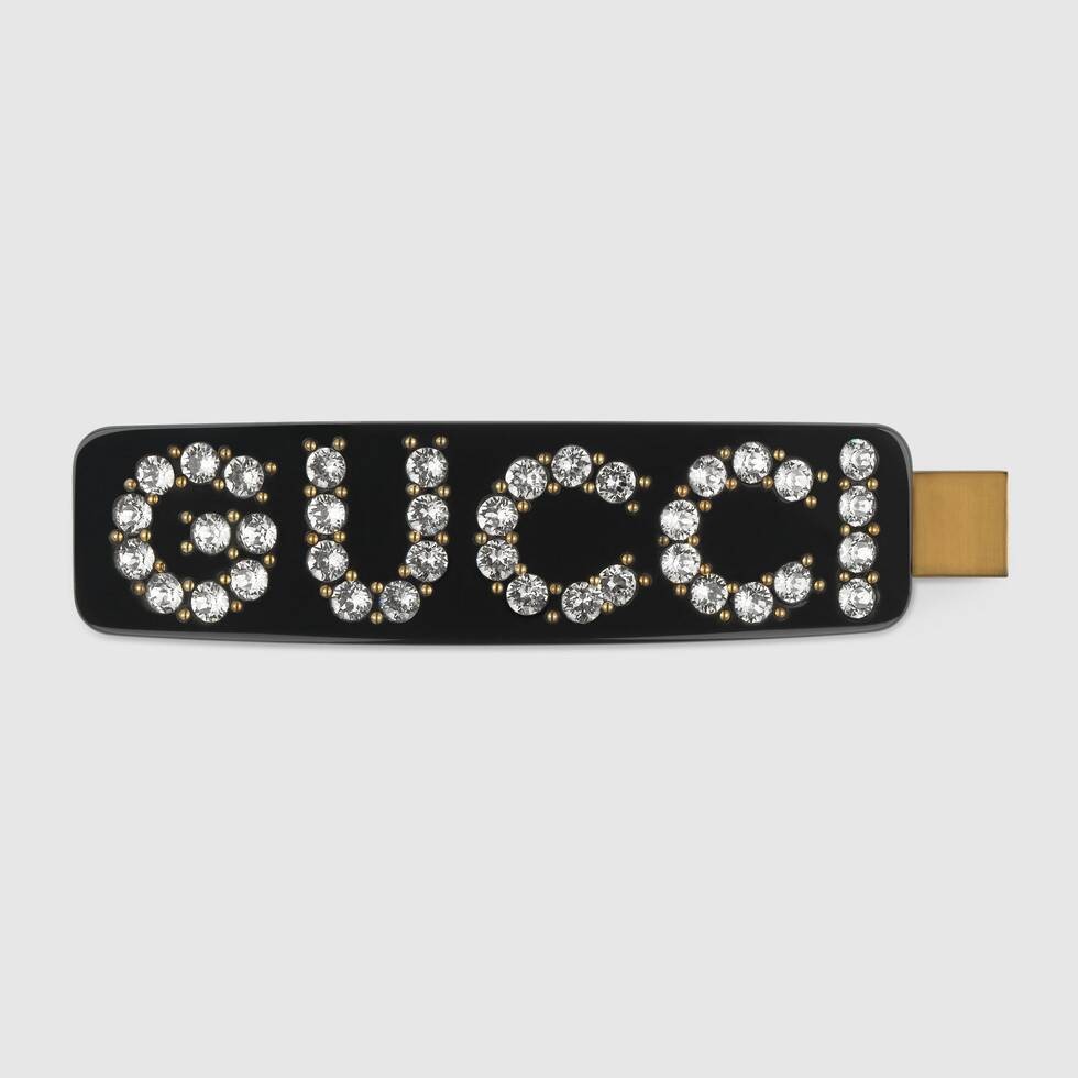 Crystal Gucci single hair clip | Gucci (US)