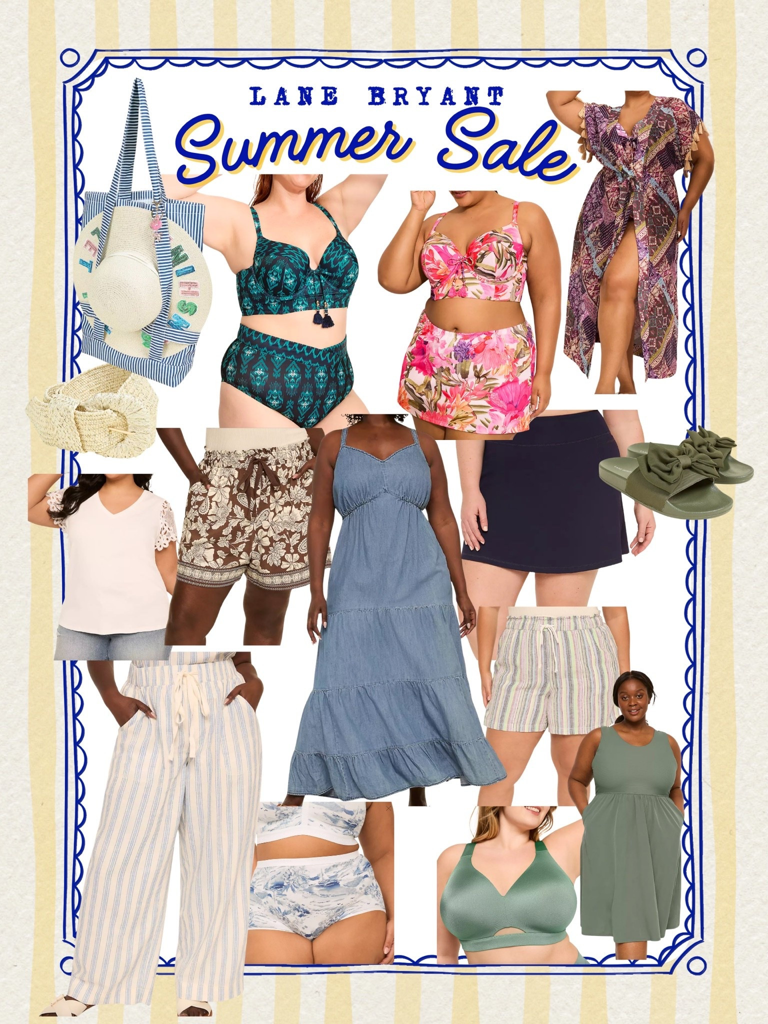 @Lane Bryant summer sale door buster plus size swimsuit plus size shorts summer dresses sandals

#LTKPlusSize #LTKSaleAlert #LTKTravel