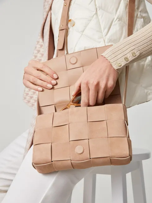 Una Woven Suede Crossbody | J.McLaughlin