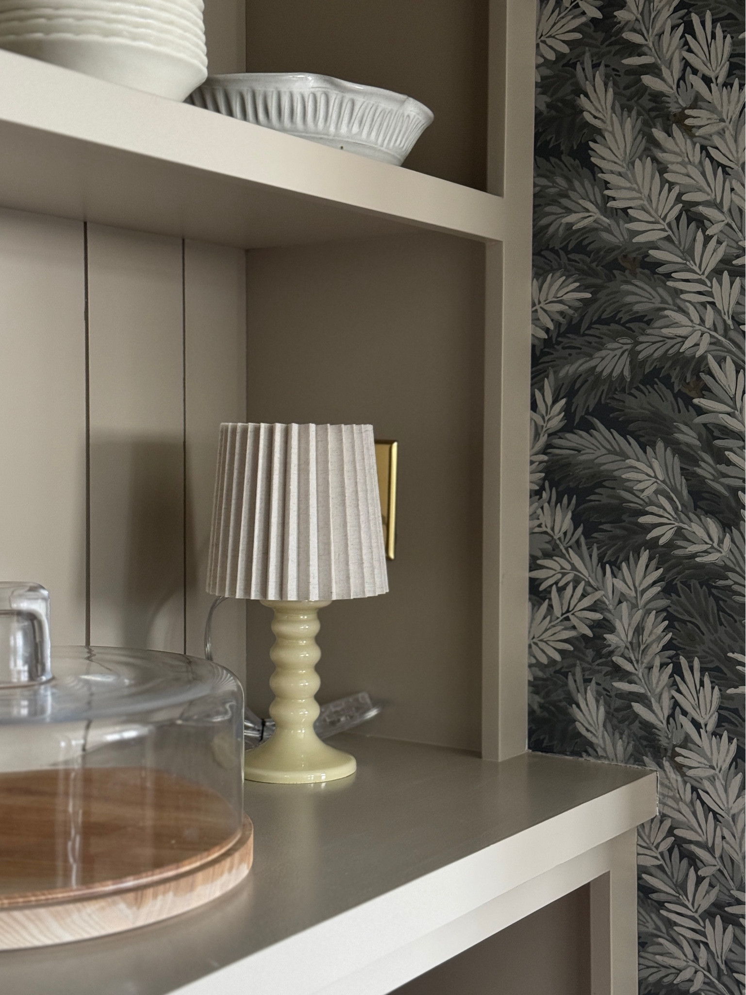 $10 lamp for the win in our pantry! This is listed as green online but in real life it’s a pretty, faint yellow 💛

#LTKHome #LTKStyleTip #LTKFindsUnder50