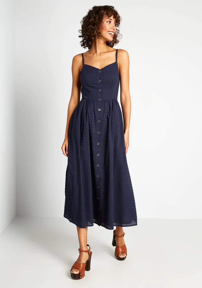 Quite Clearly Charismatic Midi Dress | ModCloth