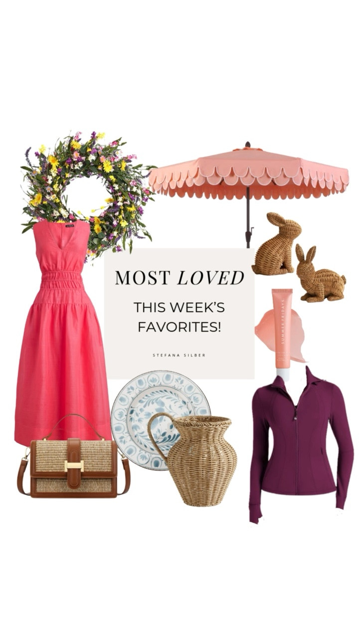 Our favorites this week! 

Wayfair patio umbrella, J.Crew dress,
Walmart outdoor dining, Amazon spring wreath, Easter, Sephora, Summer Fridays

#LTKSaleAlert #LTKSeasonal #LTKHome