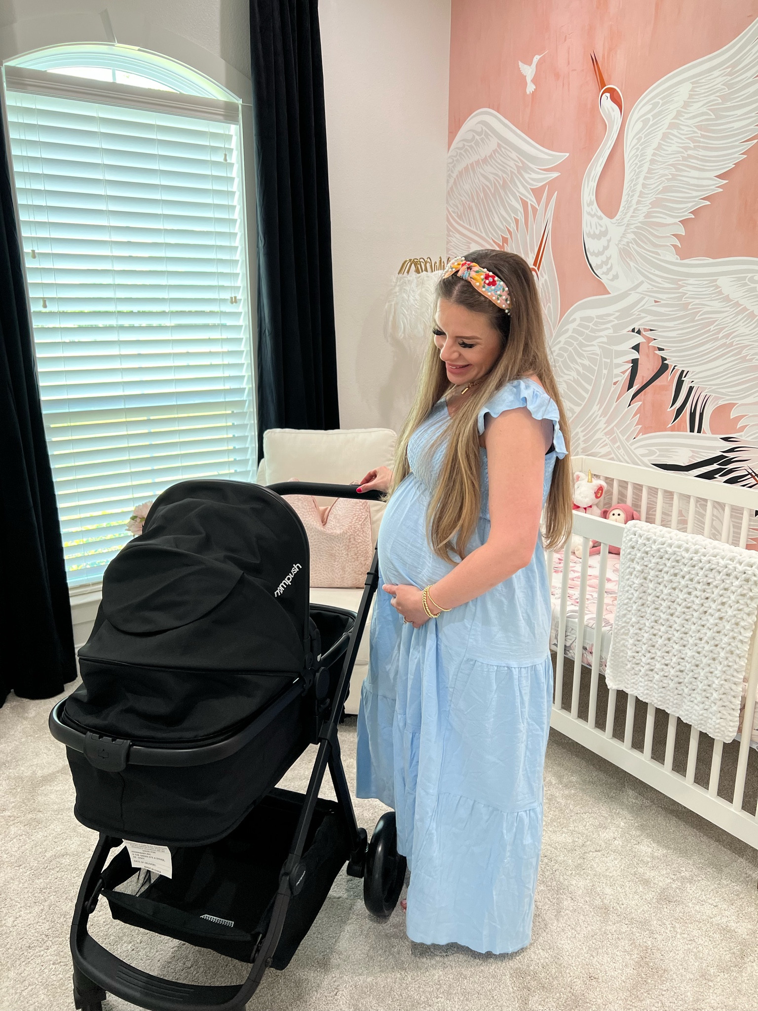 Loving my new bassinet stroller that converts into a seat when baby is older. You can also attach your infant carrier to this. Such a great multi use stroller! 

Baby, mom, mom essentials, stroller, bassinet stroller, toddler stroller, baby essentials, travel system, dress, feather lamp, nursery, maternity, postpartum

#LTKfamily #LTKbaby #LTKbump