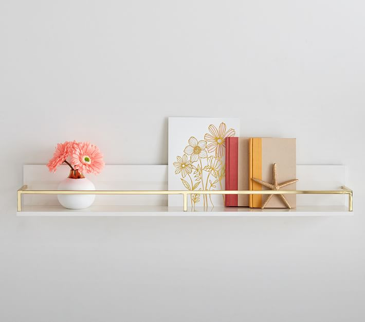 Gold Polished Shelving | Pottery Barn Kids