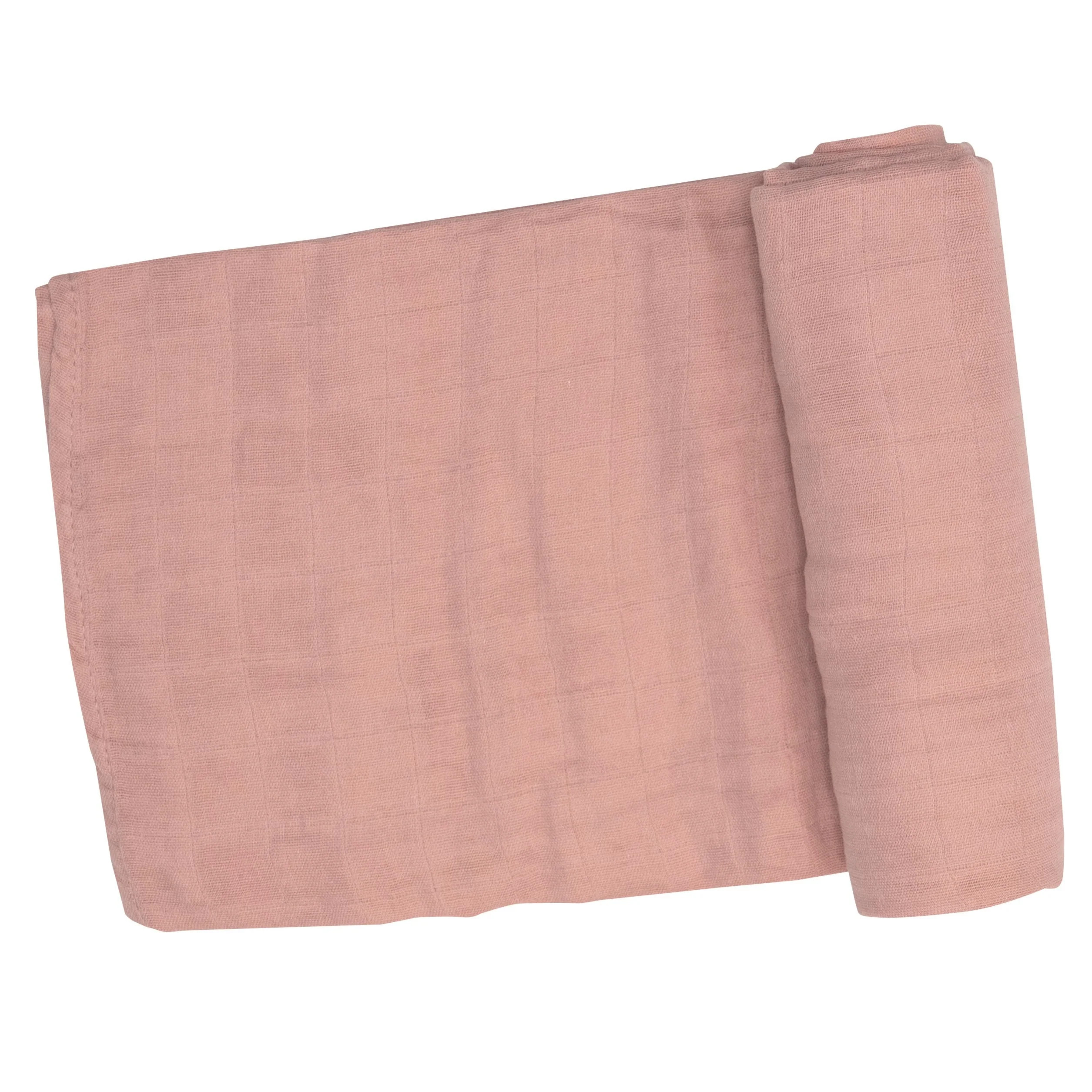 Muslin Swaddle, Dusty Rose | SpearmintLOVE