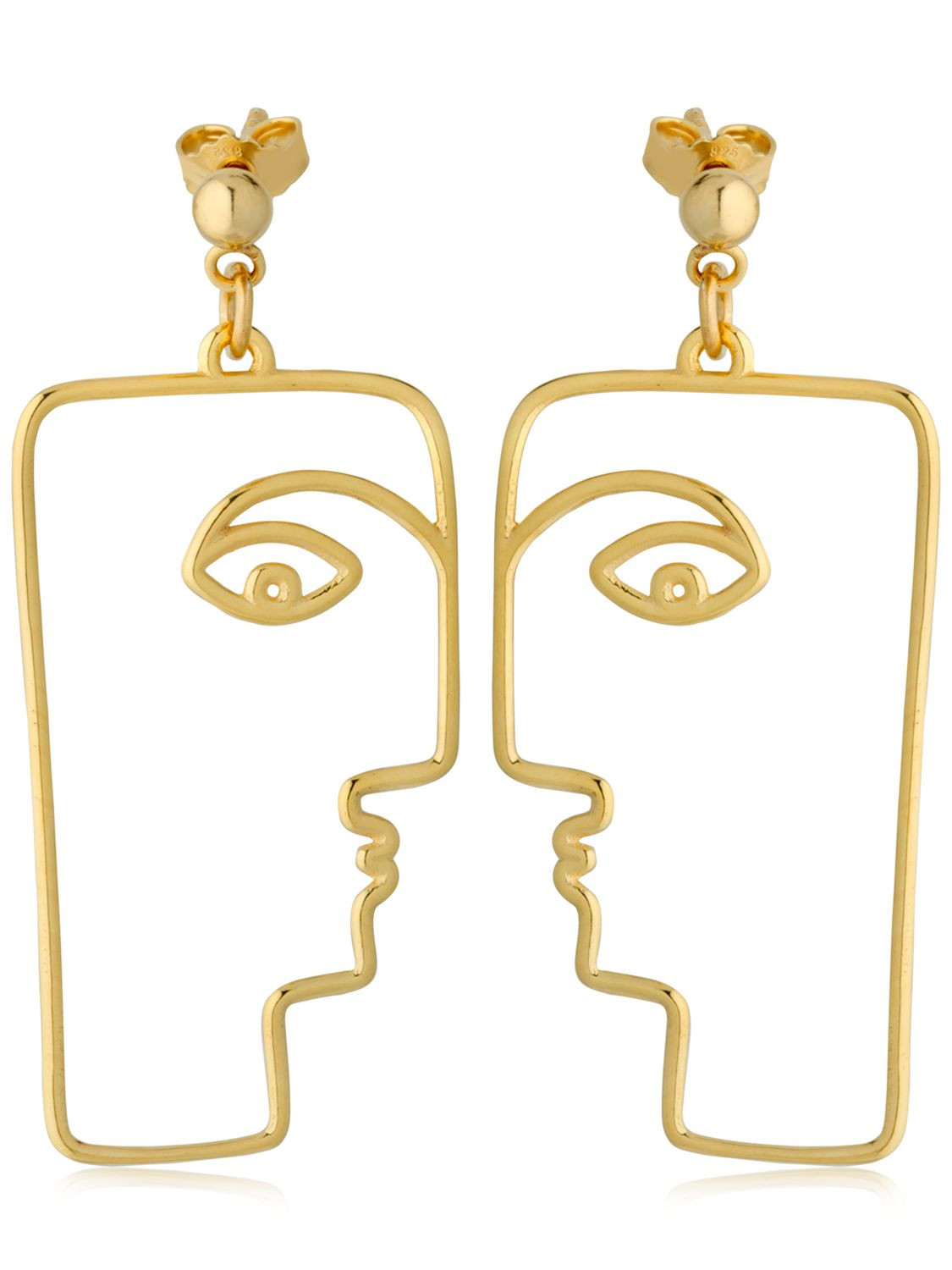 THE FACE EARRINGS | Luisaviaroma